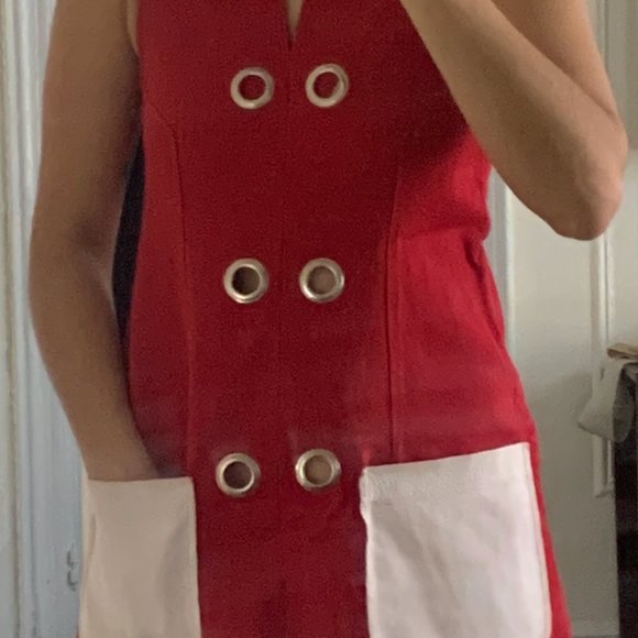 State of Georgia by Georgia Hall DEEP RED TUNIC Dress - Picture 4 of 7